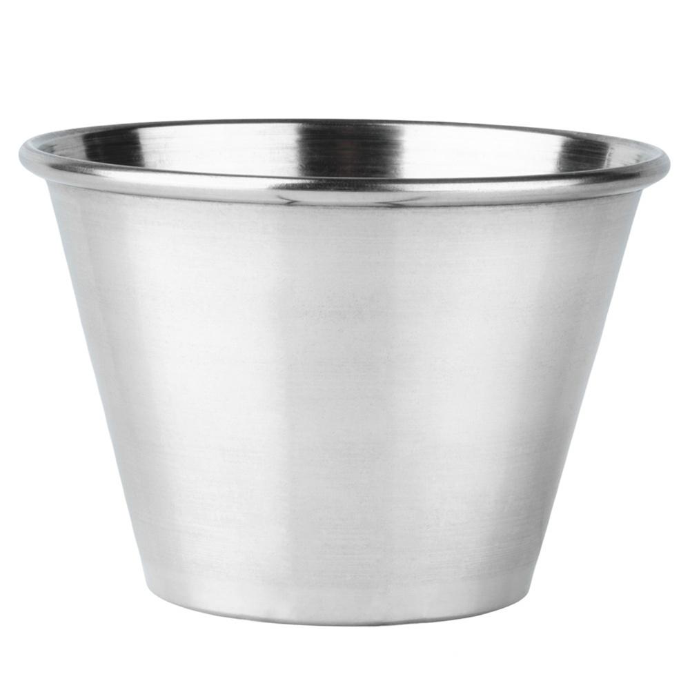 12X Bol en Acier pour Sauce Trempette Sauceur Bol Trempette Récipient 6 Cm 75 Ml