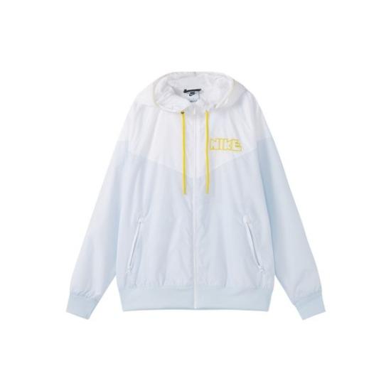 Nike Embroidered Split-Color Letter Logo Sport Hooded Jacket DX0695-085 EU XL