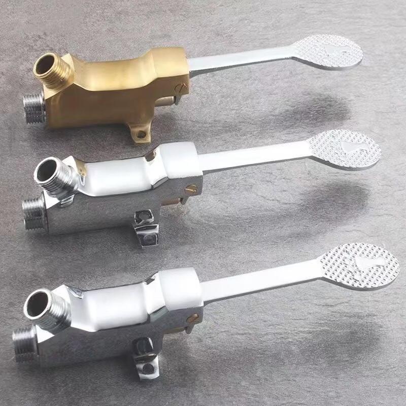 Foot-Operated Faucet Valve