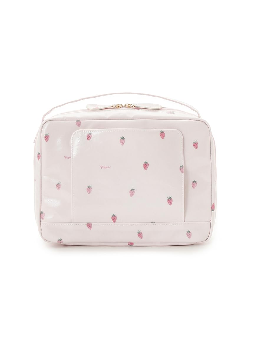 

Пенал для подгузников с рисунком клубники PPGB261720 Розовый Один размер [Gelato Pique] Женский