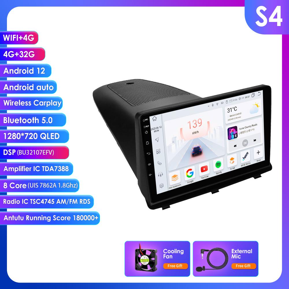 

Ossuret 2 Din Android Auto Radio for Opel Antara 1 2006 - 2017 Car Radio Multimedia Video Player Wireless Carplay Auto RDS Stereo Intelligent Audio S4 8Core 4G 32G