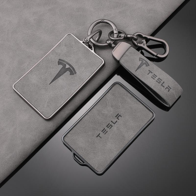 Шкіряний TPU Чохол-Оболонка для Автомобіля NFC Ключа Брелок Для Tesla Model 3 Model S Model X Model Y Безключовий Захисний Тримач Авто Аксесуари