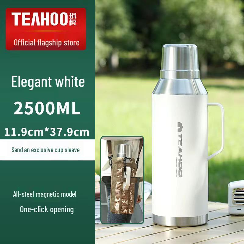 Qi Hu 316 Stainless Steel Insulated Water Bottle, Large Capacity for Home, Outdoor, or Dorm Use.
