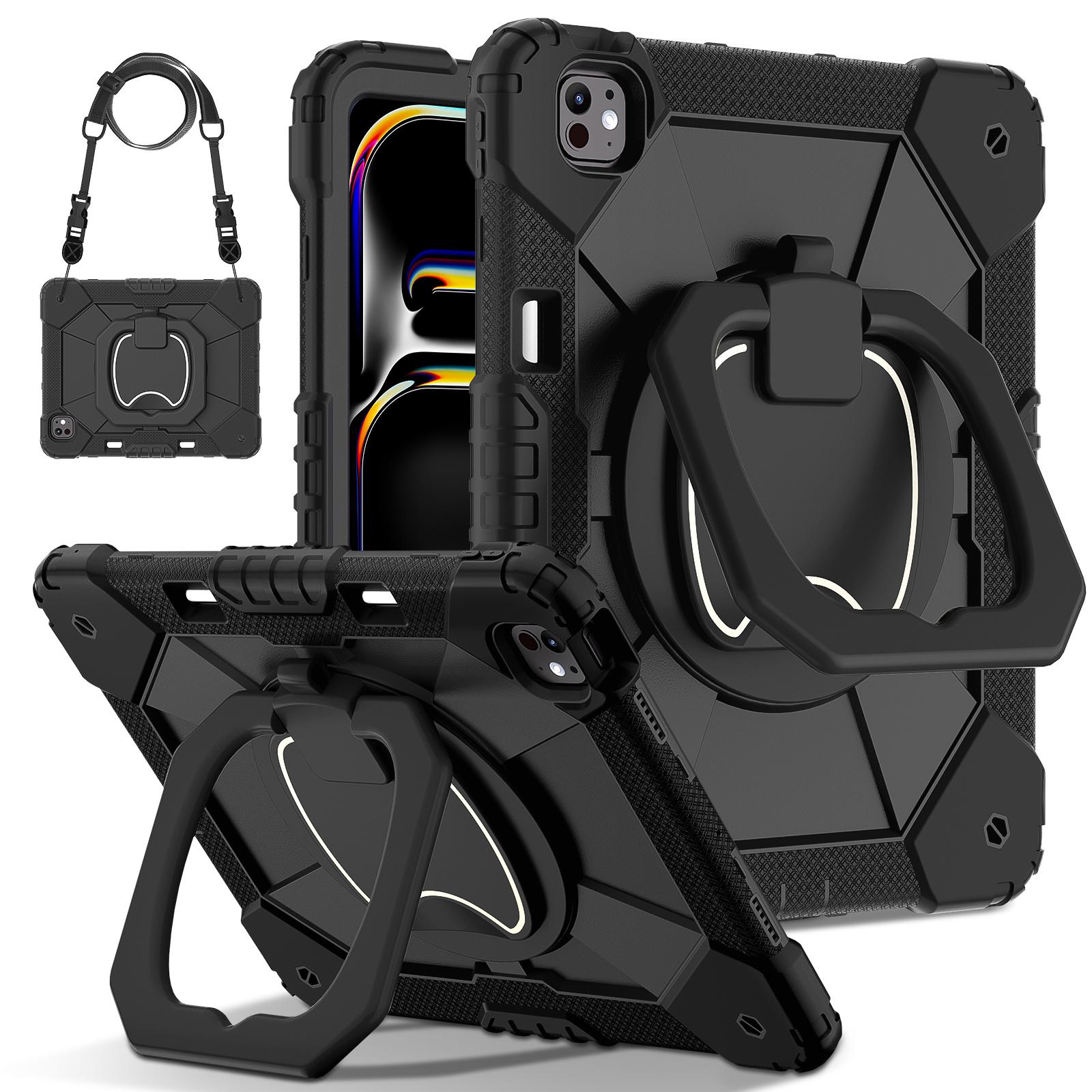 360 Rotating Stand Armor Case For
