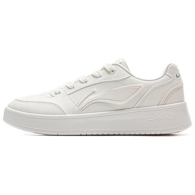 Li Ning Sycee V3 Slip Resistant Abrasion Resistant Low Top Skateboard Shoes Men's Mist White AGCV107-3