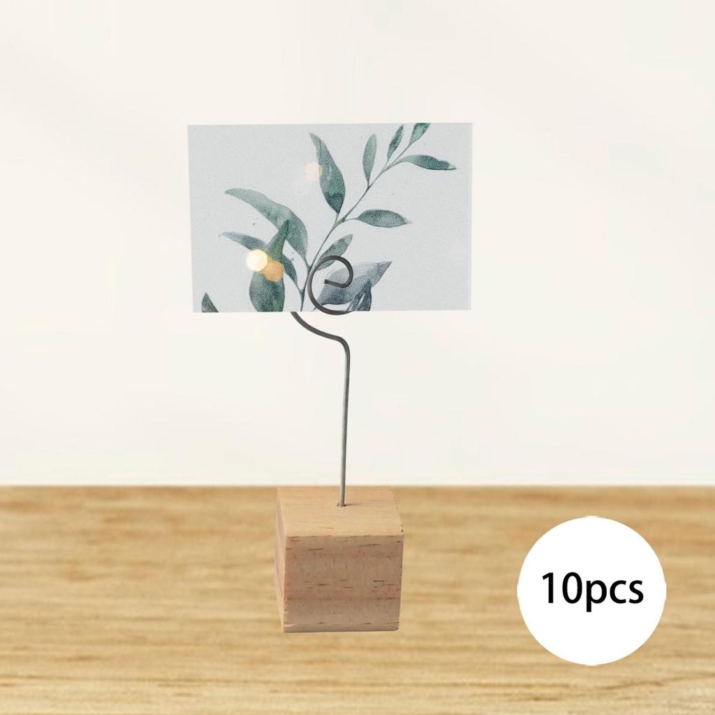 10Pcs Place Cards Holder Table Picture Clip Portable Multifunction Note Photo