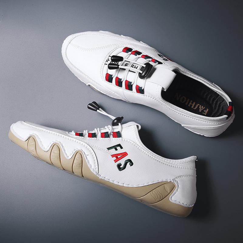 

Обувь для вождения автомобиля, мужские лоферы высокого качества в британском стиле, белые мужские лоферы большого размера 38 белый