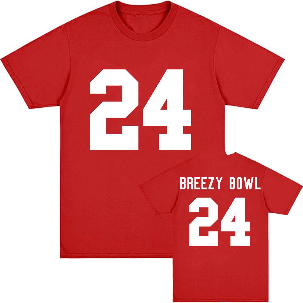 BREEZY BOWL 24 Tshirts Chris Brown Singer Graphic T-shirt Short Sleeve O-neck Unisex Streetwear Soft Cotton Men/Women T Shirt