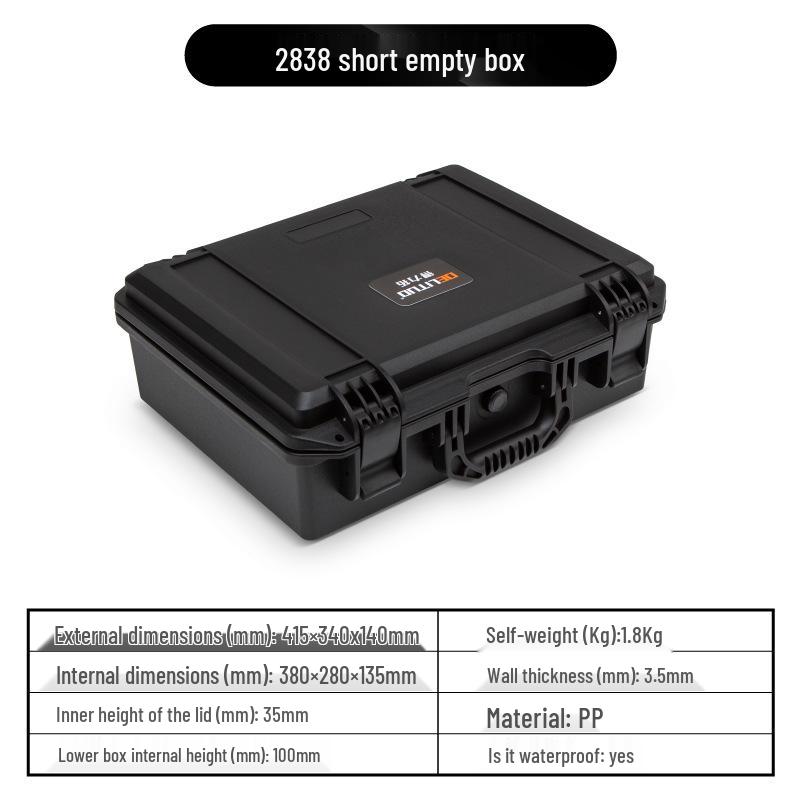 קופסת הגנה מפלסטיק עמידה למים ועמידה בפני זעזועים למצלמה וציוד