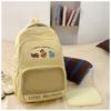 New high-value, fresh, sweet and cute animal backpack, lightweight spring outing for junior and high school students, and large-capacity backpack.