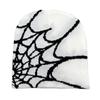 Beanie Fine 2026 Hot Colorful Spider Web Jacquard Acrylic Silk Stretch Textured Charms Golf Beanie Cap