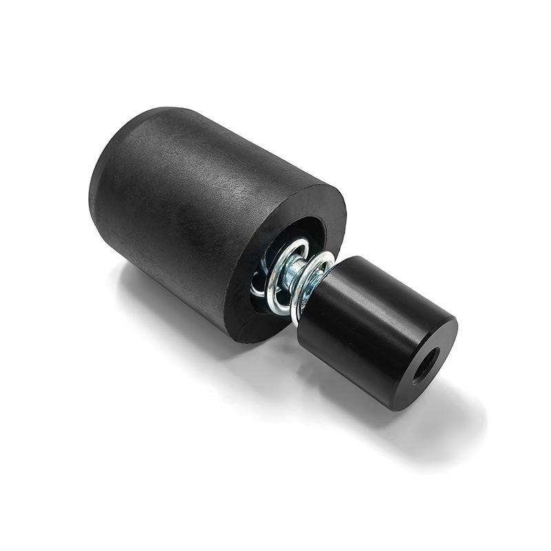 Motorcycle Crash Bar Anti-Fall Head: Rubber-Aluminum with Spring Buffer
