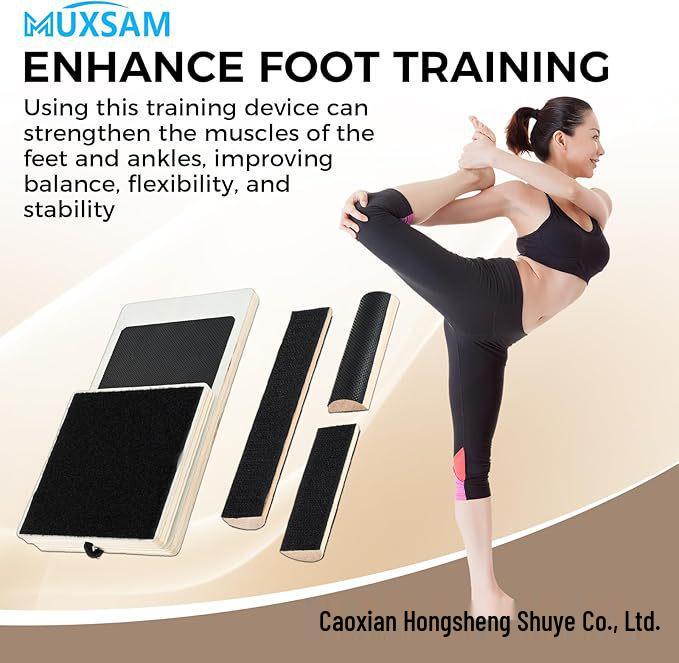 Wooden Yoga Foot Stretcher Ballet Balance Board