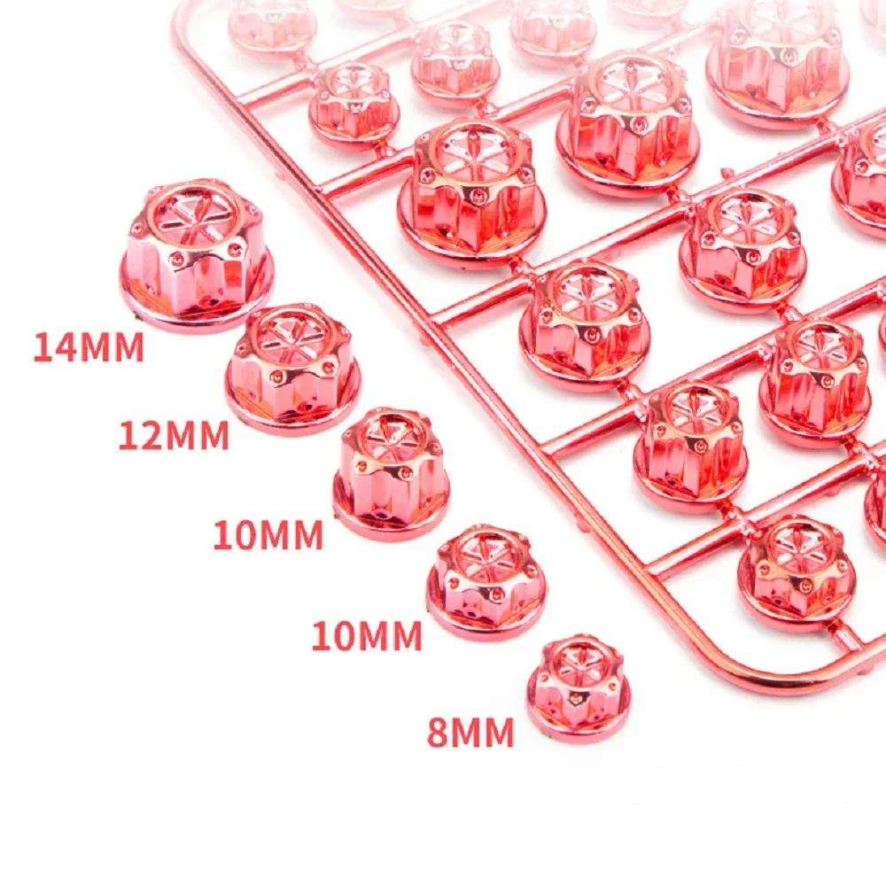 30 Stück/Set Motorrad Schraubenkappen Abdeckung Kopf Körper Dekorativ Motor Mutter Bolzen Kappen für Yamaha Kawasaki Honda Auto Fahrrad Zubehör