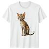 Funny Savannah Cat TShirt Exotic Pet Cats Birthday Gift For Him And Her