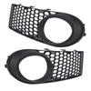 Front Bumper Fog Light Grill Shockproof Scratch Resistant Decorative Fog Lamp Cover Grill for Conver