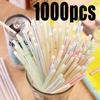 Disposable Drinking Straws Multicolor Plastic Pipes Cola Straws Bar Party Wedding Kitchen Pajitas Cocktail Straw Wholesale Tools