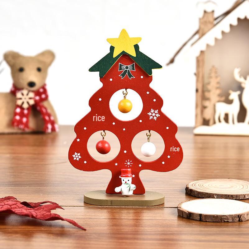 Mini Holz DIY Weihnachtsbaum-Set