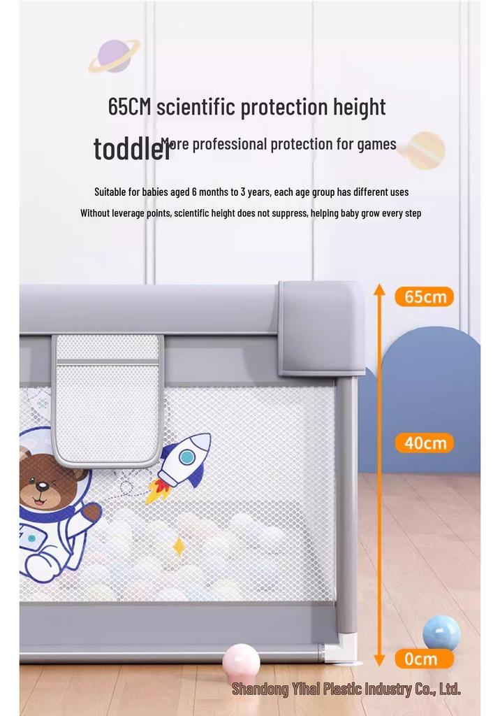 Baby Safety Playpen & Crawling Mat: Indoor Fabric Barrier for Toddlers