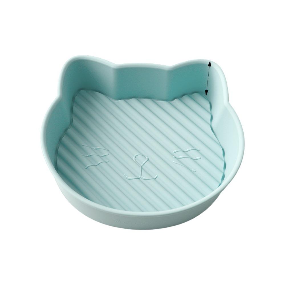 Silicone Oven Baking Tray Non-Stick Microwavable Grill Cooker Tray Cake Baking Pan  Oven Baking синий