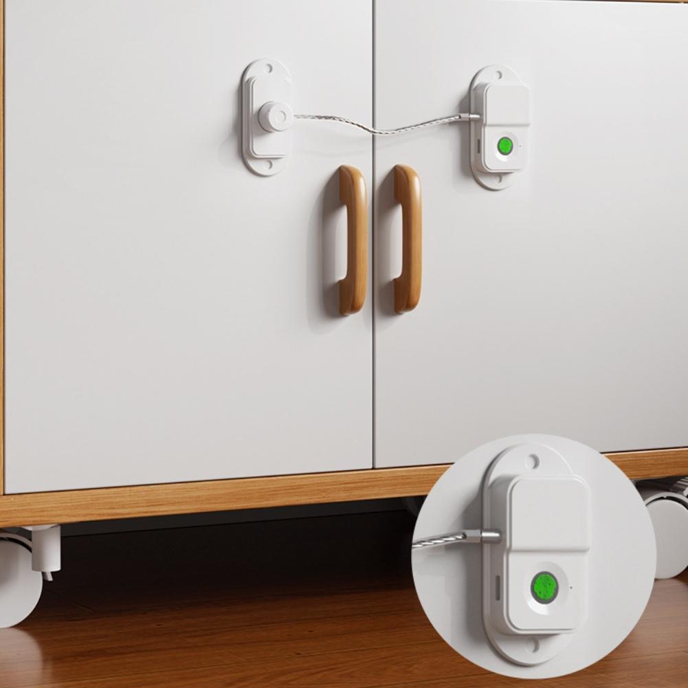 Fingerprint Lock Intelligent Limit Lock Refrigerator Lock Child Safety Smart Fingerprint Cabinet Drawer Lock Window Limit Lock