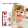 Children's foam toothpaste teeth cleaning fruit flavor push-type mousse