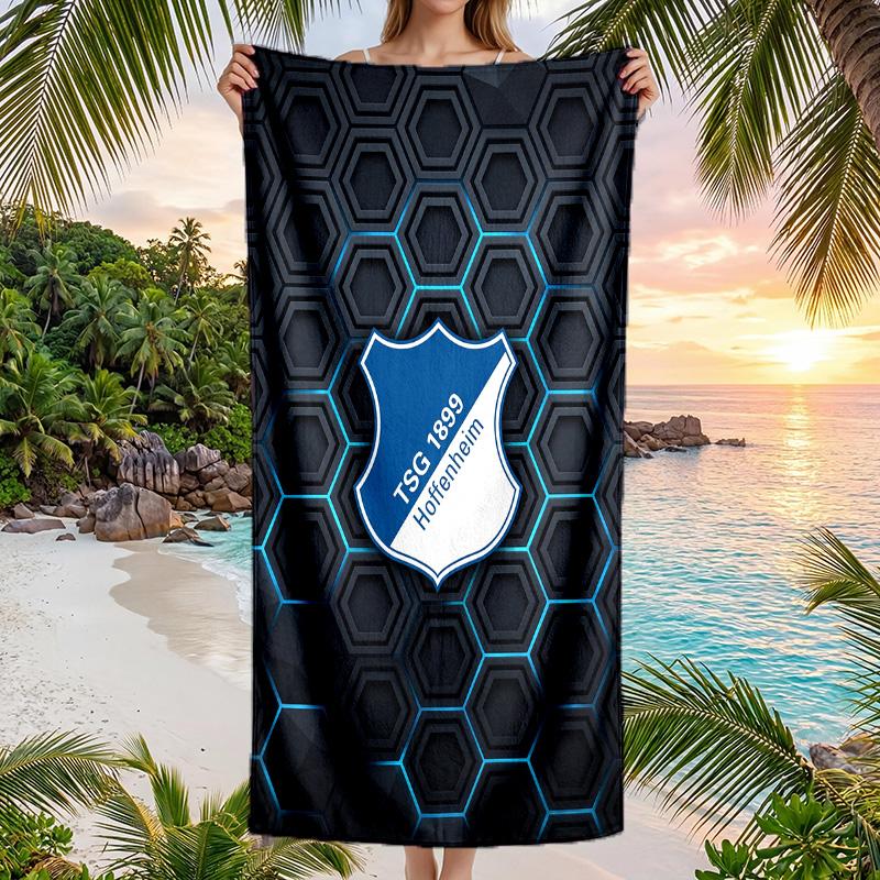 TSG Hoffenheim FC Print Quick Dry Beach Towel Microfiber Absorbent Portable Travel Swimming Towel