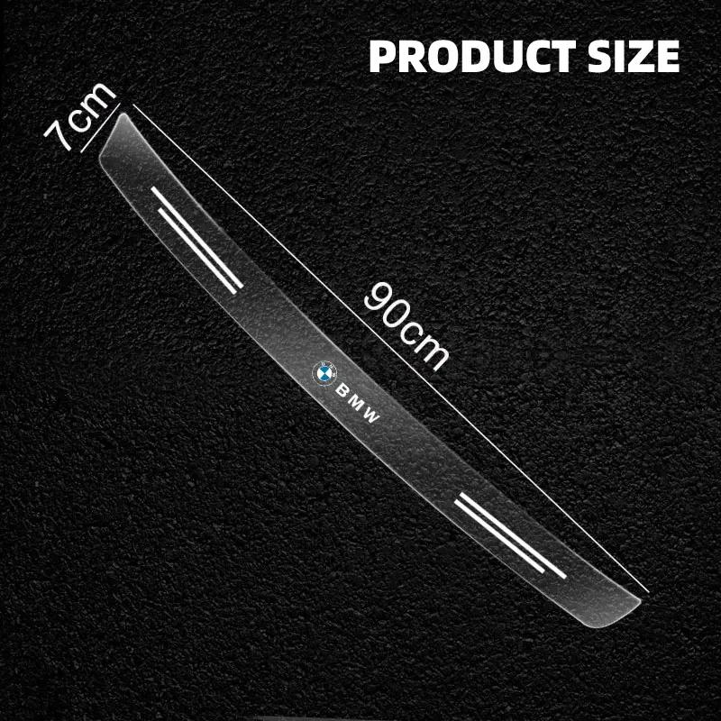 Car Rear Bumper Trunk Guard Stickers Accessories For BMW G30 G20 G32 G11 G12 F40 F30 F20 F10 E46 E90 E92 E60 E39 E36 E87 E53
