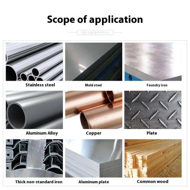 Professional 48mm Metal Hole Cutter Aluminum Construction Carbide Hole Saw For Steel Plate Pipe Drilling