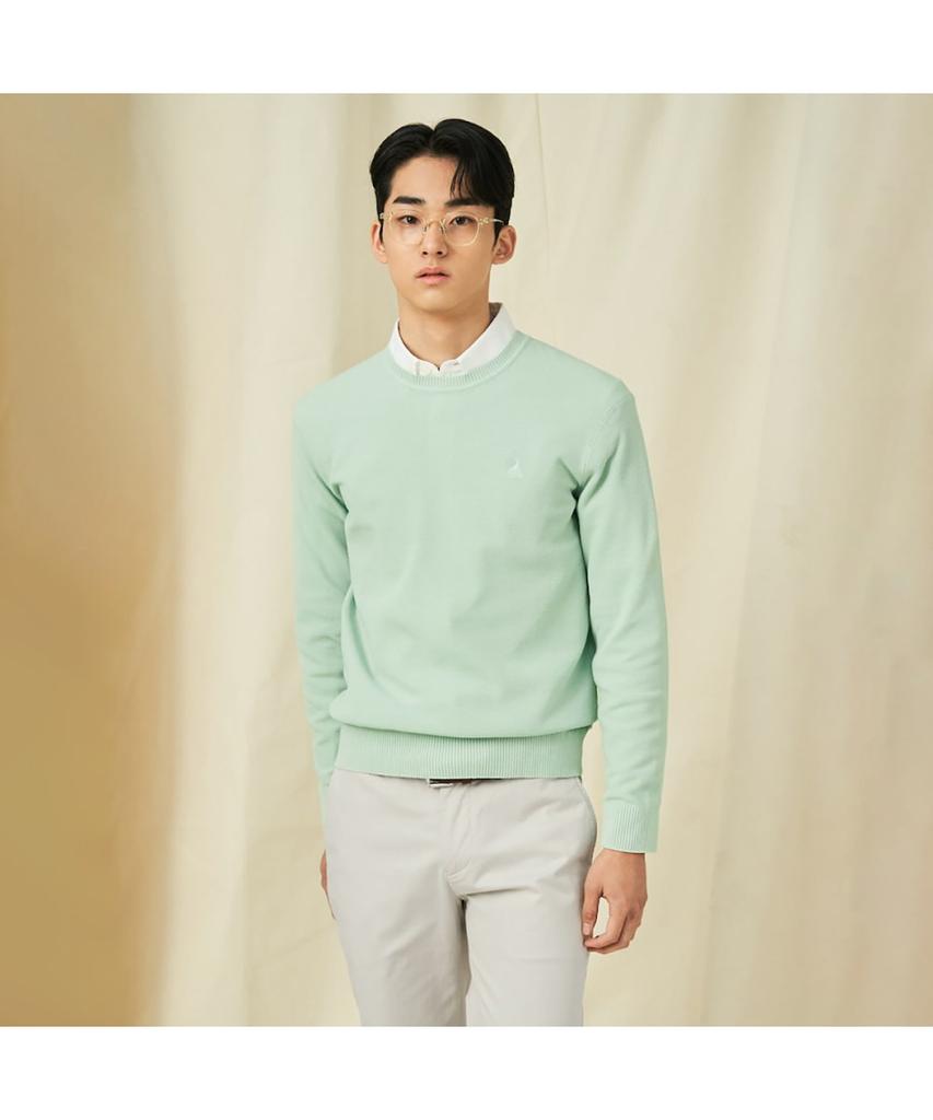 Binpolmen Gentle Round Knit Light Green (Bc5151C05L)