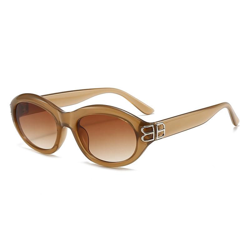 Fashion Ol Cat Eye Sunglasses With Uv400 Protection For Summer Outings