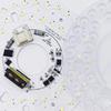סט רפורמה למאוורר תקרה LED 18W אור מאוורר מתכוונן החלפה התקנה קלה 220V נורת חיסכון באנרגיה