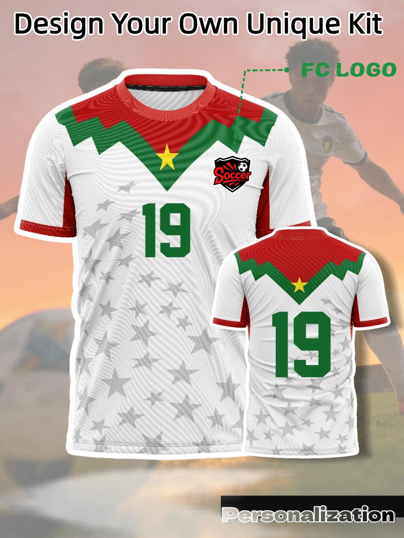 2026 World Cup Burkina Faso Jersey, Custom Name & Number S