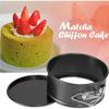 Premium-For Mini Springform Pan Set 4-Inch, 6-Piece Small Nonstick For Mini Cheesecake Pans For Baking Pizzas And Quiches Cake M