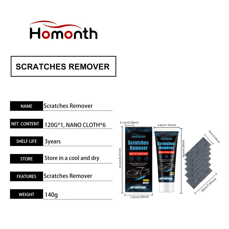 Car Scratch Remover Kit Paint Repair Polish Paste For Swirl Marks Bumper Touch Up Car Detailing Cleaning Accessories