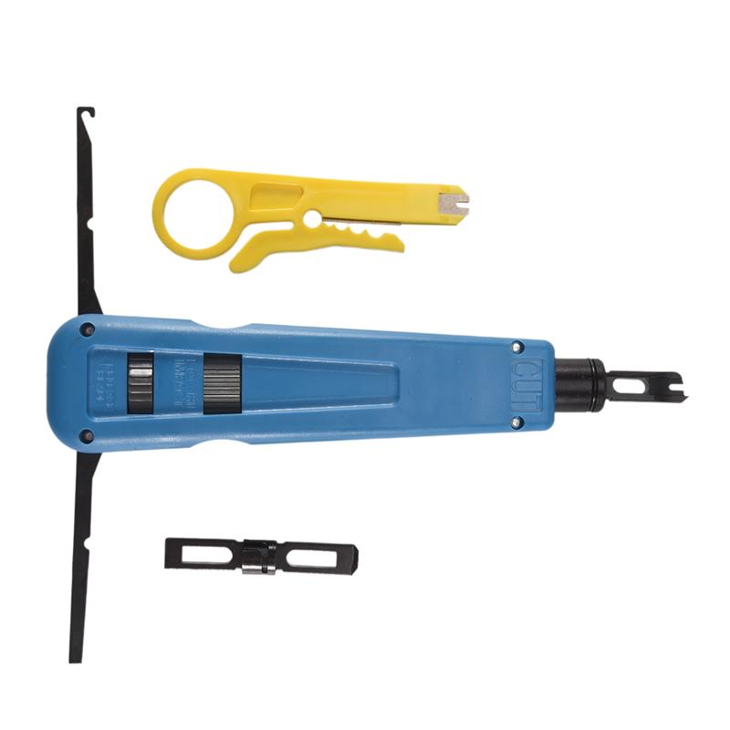 Punch Down Impact Tool With 110 And 66 Blades, Network Wire Cable Cat6/Cat5e Telephone Impact Terminal Insertion Tools-B61B
