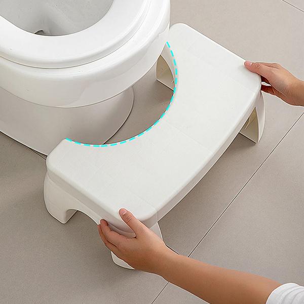 Hocktöpfchen-Fußhocker, Toilettentöpfchen-Fußhocker Verhindert das Ausrutschen Verbessert die Körperhaltung PP Hocktöpfchen-Hocker fürs Büro
