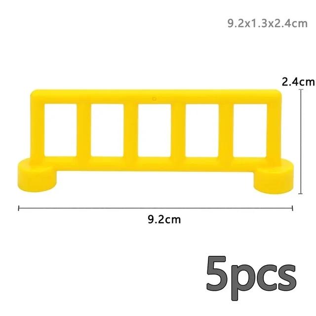 Store byggeklosser Slide Swing Seesaw Park Lekeplass Series Large Pillar Murstein Barn Barn Pedagogisk Leke Kompatibel Duploe