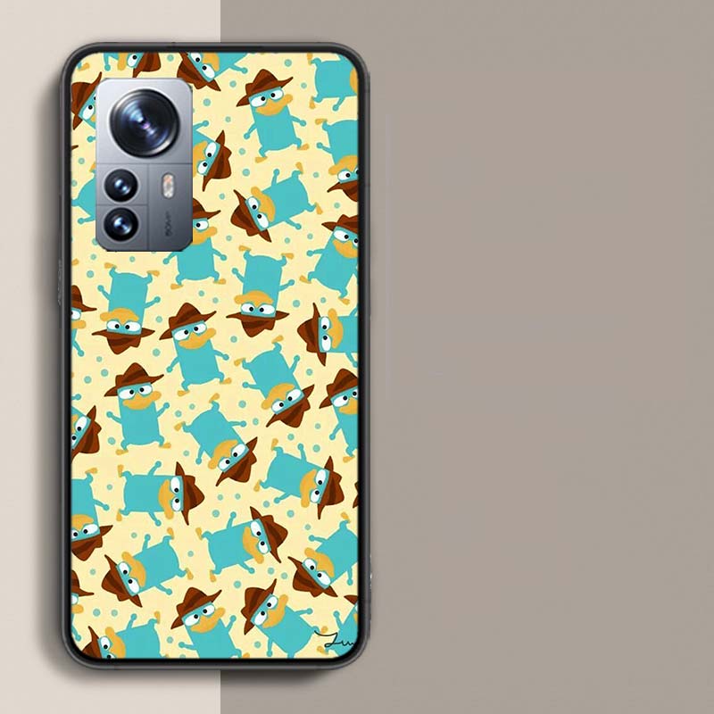 Cartoon Perry The Platypus Phone Case For Redmi Note 13 Pro Plus 14 Pro+ 12S 12 11S 11T 11E 11 10S 10 9S 9 Xiaomi Capa TPU