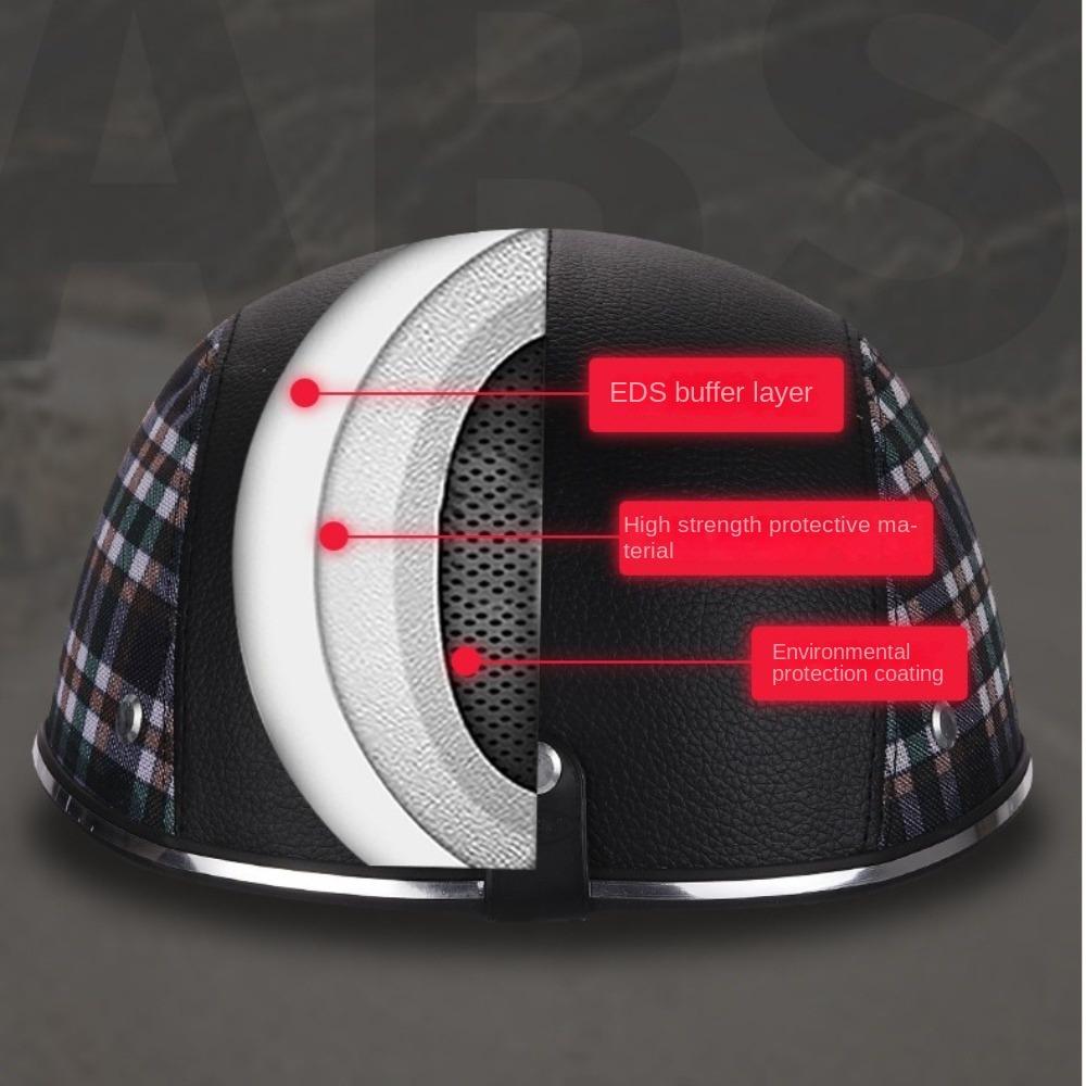 Safety Bicycle Helmet Baseball Cap Style Bike Hard Hat Light Motorcycle Half Helmet MTB