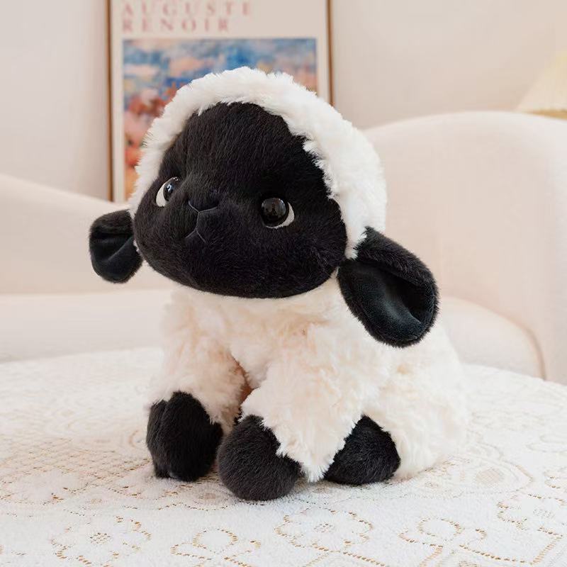 The latest Kawaii series of sheep figurines, plush toys, dolls, cartoon cartoons, cute pillows, children's birthday gift dolls