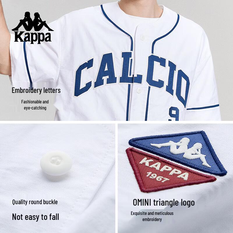 Kappa 2025 Summer Round Neck Cotton Sports T-Shirt M