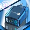 58W Multi-Standard Fast Charger with USB and 2PD for EU/US/UK/KR/AU
