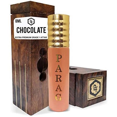 

Parag Fragrances Chocolate Attar With Hand Crafted Wooden Box 8 ml IMI194