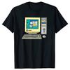 Funny An Old Computer That I Miss T Shirts Men Women Pure Cotton Humor Streetwear Tee Shirt Short Sleeve Unisex Loose Clothing