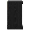 LED Sideboard Black Oak Effect 41 x 37 x 67 cm
