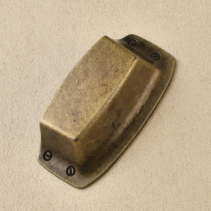 Ergonomic Curvilinear Form Handles for Drawer Entrances Offering Traditional Look and Strong Construction for Residential Application