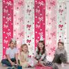 Love Heart Valentine's Day Rain Curtain Bowknot Party Curtain Wall Decor  Home Room