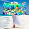 SquarePants Print Beach Towel, Large Soft Quick Dry Towel for Beach Camping Swimming