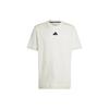 T Shirts Men's White Crew Neck Moderate Straight Fit IR5173